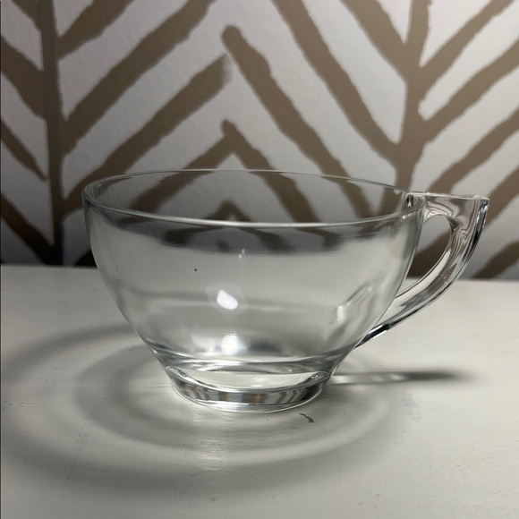 Vintage Clear Glass Teacup - Picture 2 of 4